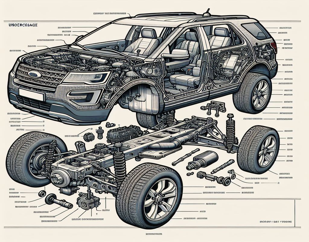 Explore Underneath: Undercarriage Diagram for Your 2015 Ford Explorer