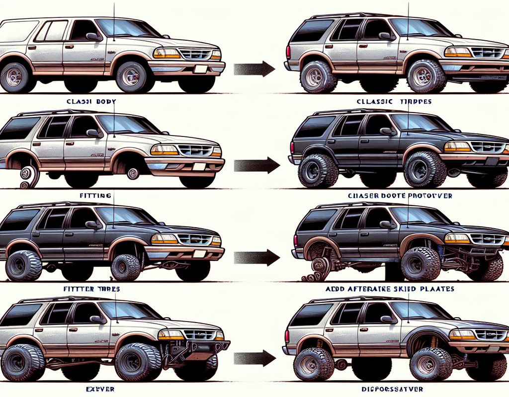 Classic Lifts: 1999 Ford Explorer Lifted Modifications